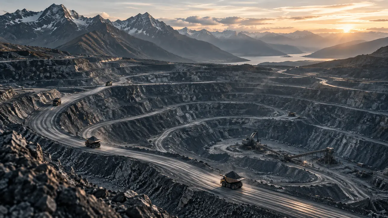 Large-scale natural resources operation in an Alpine setting